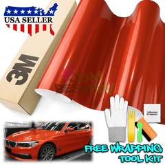 Genuine 3M 2080 Series G363 Gloss Dragon Fire Red Vinyl Wrap Vehicle Film Sheet