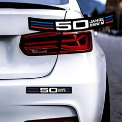 BMW 50th Anniversary Jahre Sticker – Premium Quality Car Bumper Label Decal