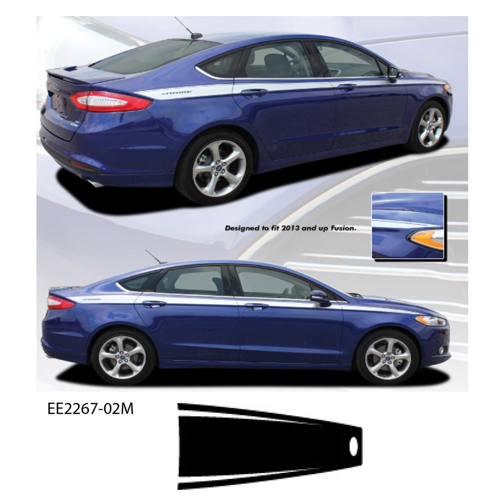 “Dagger (Hood)” Ford Fusion ’13 + Vinyl Graphics Kit – Gloss Black
