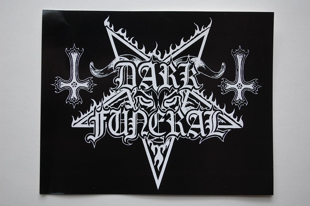 Dark Funeral Sticker Vinyl Decal Car Bumper Window Black Metal 5″X4″ (476)