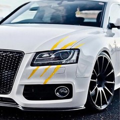 Car Monster Claw Scratch Vinyl Sticker For Car Decal Hood Headlight Decoration
