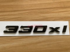 Gloss Black 3D ABS Letters Trunk 330xi Emblem Rear Badge for BMW 2017-2022 330xi