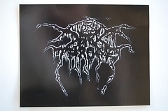Dark Throne Sticker Vinyl Decal Bumper Window Black Metal 5″X4.5″ (284)