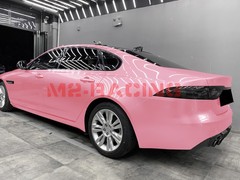 Premium Super Gloss Metallic Cherry Blossom Pink Vinyl Car Wrap Sticker Decal