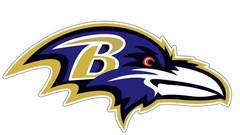 Baltimore Ravens Logo – Die Cut Laminated Vinyl Sticker Decal NFL car window