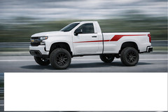 Sport Design Side Stripes Compatible With Chevy Silverado Premium Vinyl