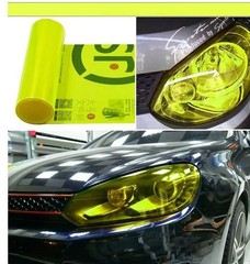 Gloss Dark Black Film Smoke Tint Lens Vinyl Wrap For Headlight Taillight