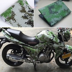 Bubble Free Camouflage Camo Car Digital Forest Vinyl Wrap Film Trim Sticker ABUS