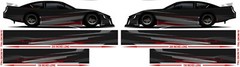 Race Car Side Wrap Laminated Print Modified super stock St-66 Smoke Bomb
