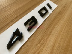Gloss Black 3D ABS Letters Trunk 430i Emblem Rear Badge for BMW 2017-2022 430i