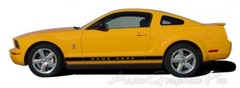Lower Rocker Panel 2 Stripes Decal 3M Vinyl Graphic for 2005-2009 Ford Mustang