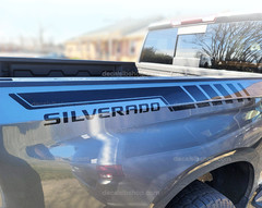 Bedside Vinyl Decals Fits Chevy Silverado 1500 RST 4×4