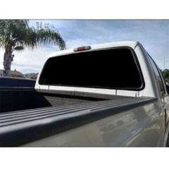 Waterproof BLACK Rear Window Perforated Decal Tint Graphic Sticker for Truck Van