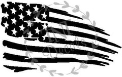 Distressed Flag Decals