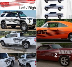 ✔️ Large AMERICAN FLAG graphics decals on CAR, TRUCK, BOAT, TRAILER