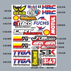 Dirt Bike Motorcycles Supercross Motocross ATV Lot 6 Vinyl Decals Stickers A4