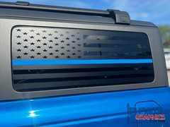 For Ford Bronco Decals Graphic Side Window Flag Stickers Vinyl Stripes 2021-2025