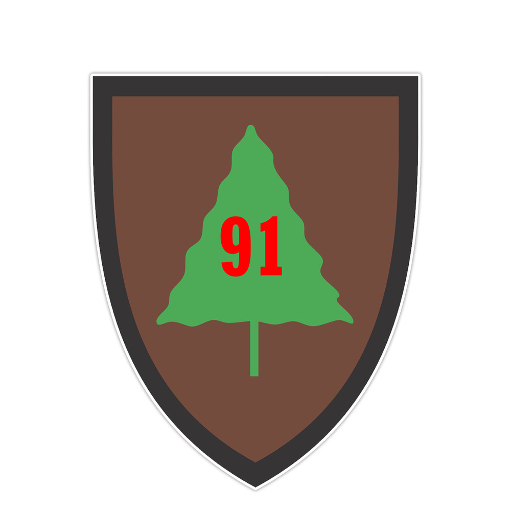 91st Infantry Division Sticker Military Vinyl Soldier Decal 5″