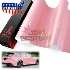 2pcs 4″x8″ Sample PPF Paint Protection Film Gloss Blossom Pink Scratches Shield