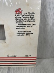 Vtg Professional Car Striping Country Blue Vinyl 1/2”x150’ TFX Automotive Grade