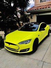 VVivid 2020 VVivid+ Matte Metallic Daytona Yellow Vinyl Car Wrap Film | V206