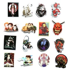 50 Pcs Demon Slayer Kimetsu no Yaiba Stickers Skateboard/Luggage/Laptop Decal