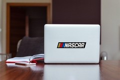 NASCAR RACING Black DECAL STICKER VINYL USA MADE TRUCK VEHICLE WINDOW WALL CAR