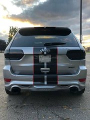 2 color 8″ Twin Rally stripes Graphics Decals FIT All YR Jeep Grand Cherokee
