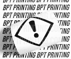 2x Caution Warning Vinyl Decal Exterior Matte Black