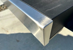 THE CYBERCAP 16ga Stainless Steel Tailgate Top Cap Tesla CYBERTRUCK Made in USA