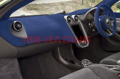 Velvet Stretchable Royal Blue Suede Textured Car Vinyl Wrap Sticker Decal Sheet