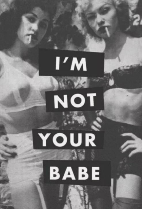 Not Your Babe Sticker (5 Inch) Waterproof Adhesive Peel & Stick Car Bumper