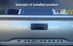 BLACK Tailgate Insert Letters Decal Vinyl Stickers for Toyota Tacoma 2016-22 New