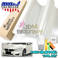 Premium Matte Metallic Satin Pearl White Vinyl Car Wrap Sticker Decal Sheet Film