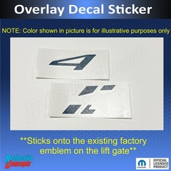 AWD “4Rhombi” Emblem Overlay Decal for 2018-2024 Dodge Durango AWD