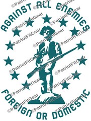 Against All Enemies,Foreign Or Domestic,Molon Labe,2A,Gun Rights,Vinyl Decal