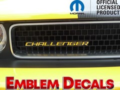 Dodge Challenger Grill Emblem Decal 2008 2009 2010 2011 2012 2013 2014