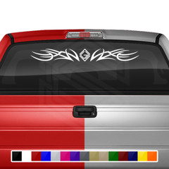 101-01 GOD IS GREATER Windshield Decal Window Sticker Vinyl Graphic Highs Lows