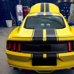 4 Lines Racing Stripe Car Sticker Kit For All Models Bonnet Roof Rear Decal