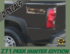 Z71 Offroad Decals (Set) OAK CAMOUFLAGE for Chevrolet Silverado Deer Hunting