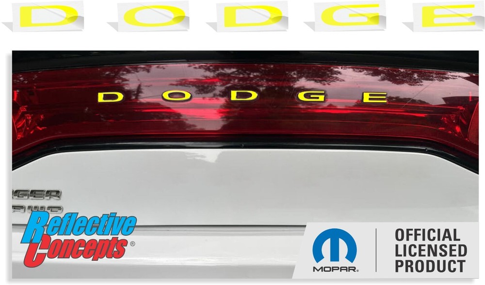 DODGE Trunk Badge Overlay Decal for 2011-2023 Dodge Charger