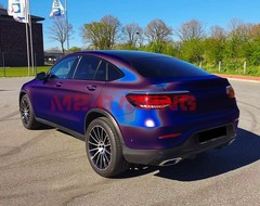 Laser Flip Gloss Purple Metallic Glossy Rainbow Holographic Vinyl Wrap Sticker