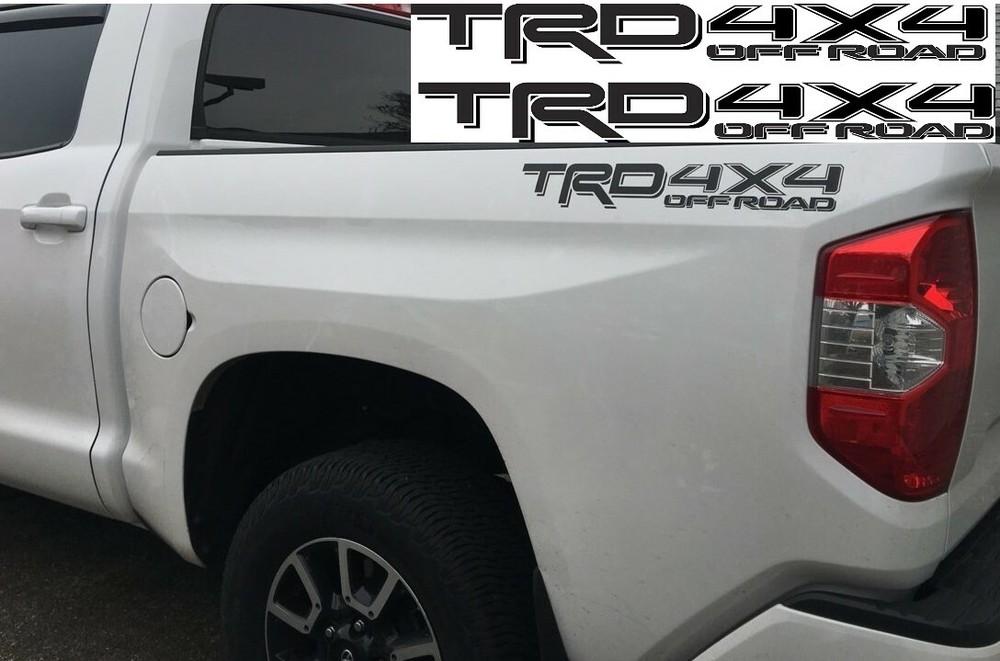 TRD 4×4 OFF ROAD Toyota Tacoma Tundra Vinyl Decals Stickers
