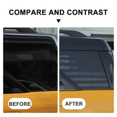 Rear Side Window Glass Tailgate Cover Decals Sticker For Ford Bronco Sport 2021+