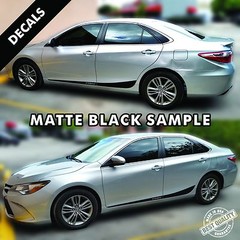 Toyota Camry Pre-Cut Side Stripes Rocker Panel Decals Vinyl 2015 to 2017 |40