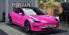 50FT x 5FT Premium Ultra Gloss Glossy Vinyl Full Car Wrap Film Sticker Rose Pink