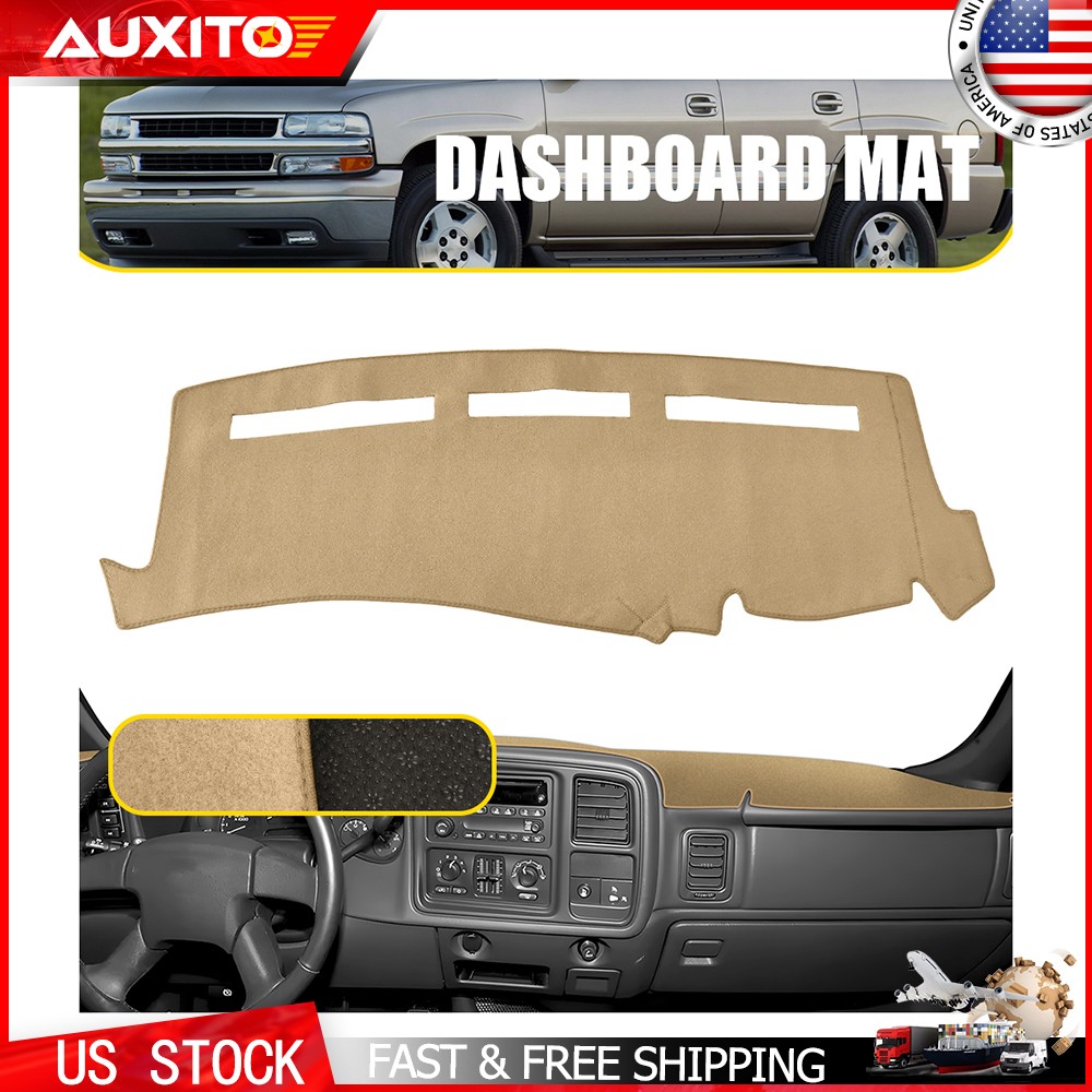 Fit 2000-2006 Chevy Suburban GMC Yukon Dashboard Dash Cover Mat Black Gray Beige
