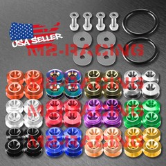 12 Colors Universal Quick Release Fasteners Car Bumpers Trunk Fender Hatch Kit