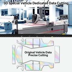 Cherry Pink For Cybertruck DIY PreCut Paint Protection Film PET 8Mil Wrap Color