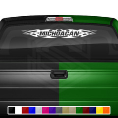 #148 MICHOACAN Mexico MIC Decal Sticker Windshield Window Graphic Estado Troca
